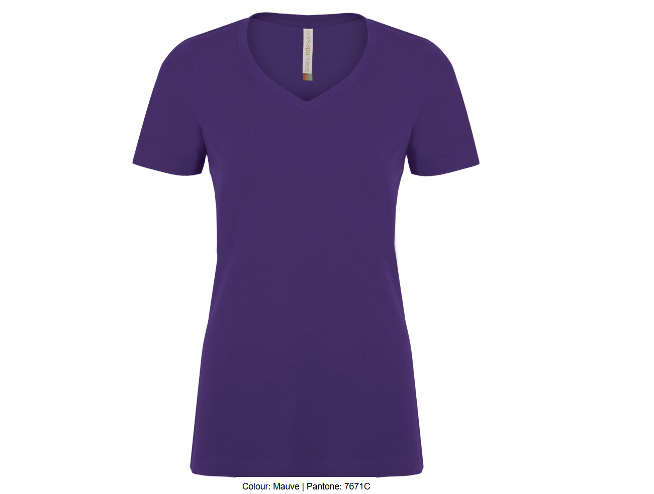 ATCMC EUROSPUNMD T-SHIRT FILÉ COL EN V POUR FEMMES. ATC8001L