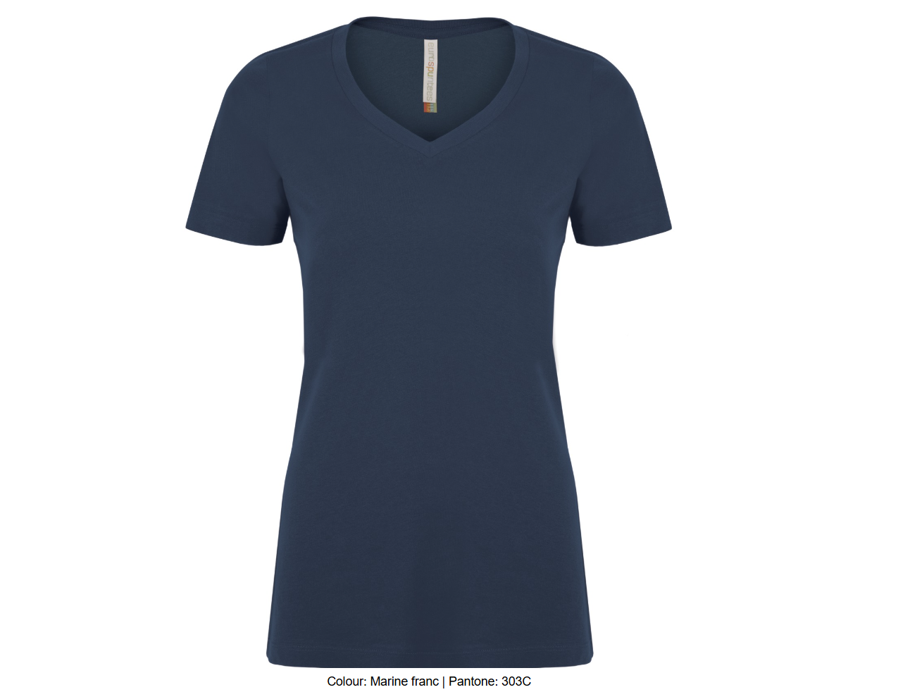 ATCMC EUROSPUNMD T-SHIRT FILÉ COL EN V POUR FEMMES. ATC8001L