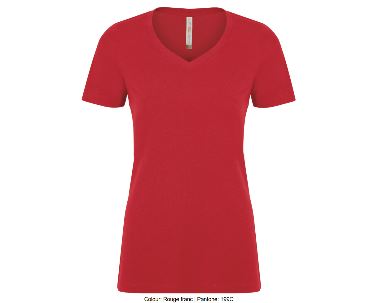 ATCMC EUROSPUNMD T-SHIRT FILÉ COL EN V POUR FEMMES. ATC8001L