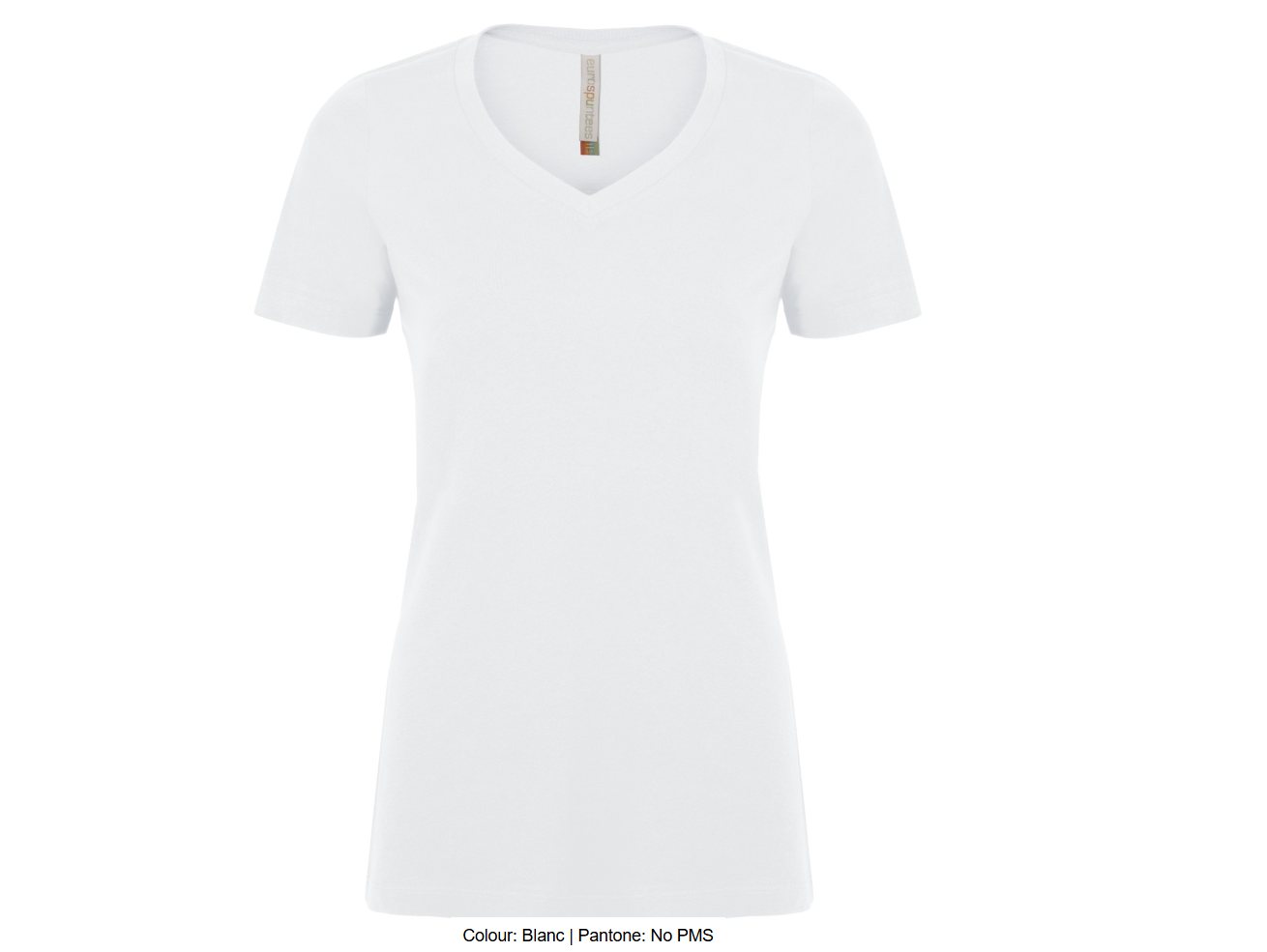 ATCMC EUROSPUNMD T-SHIRT FILÉ COL EN V POUR FEMMES. ATC8001L
