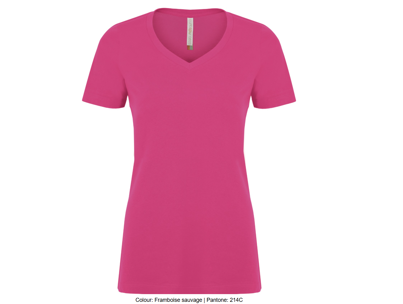ATCMC EUROSPUNMD T-SHIRT FILÉ COL EN V POUR FEMMES. ATC8001L