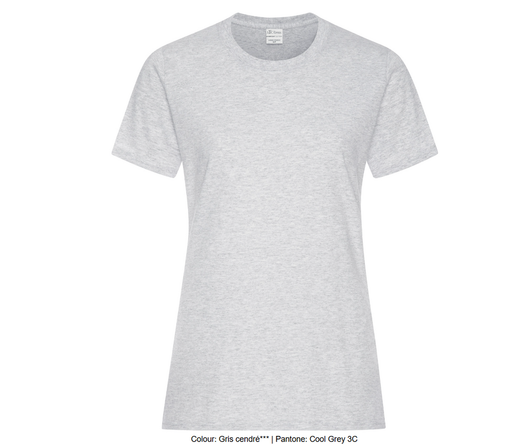 ATCMC T-SHIRT EVERYDAY COTTON POUR FEMMES. ATC1000L
