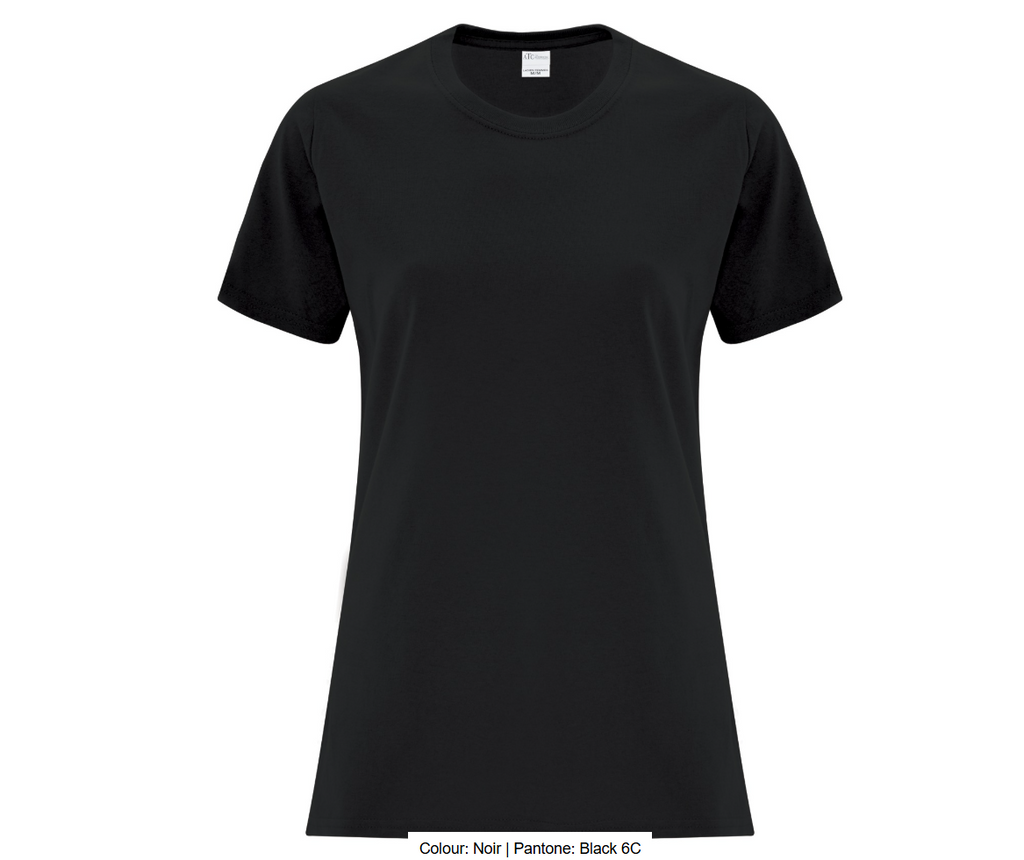 ATCMC T-SHIRT EVERYDAY COTTON POUR FEMMES. ATC1000L