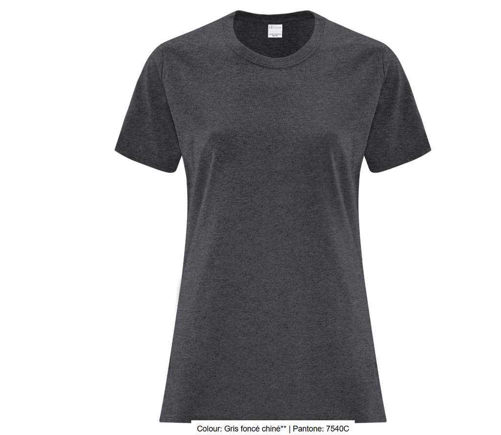 ATCMC T-SHIRT EVERYDAY COTTON POUR FEMMES. ATC1000L