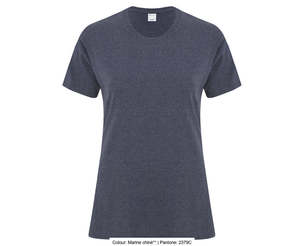 ATCMC T-SHIRT EVERYDAY COTTON POUR FEMMES. ATC1000L
