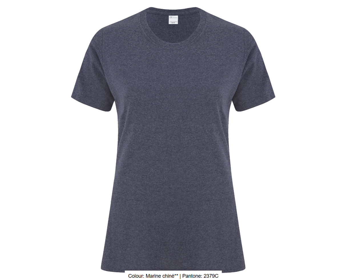 ATCMC T-SHIRT EVERYDAY COTTON POUR FEMMES. ATC1000L