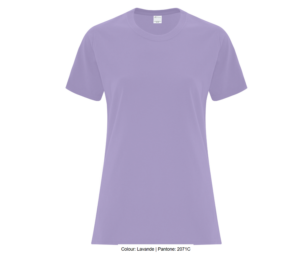 ATCMC T-SHIRT EVERYDAY COTTON POUR FEMMES. ATC1000L