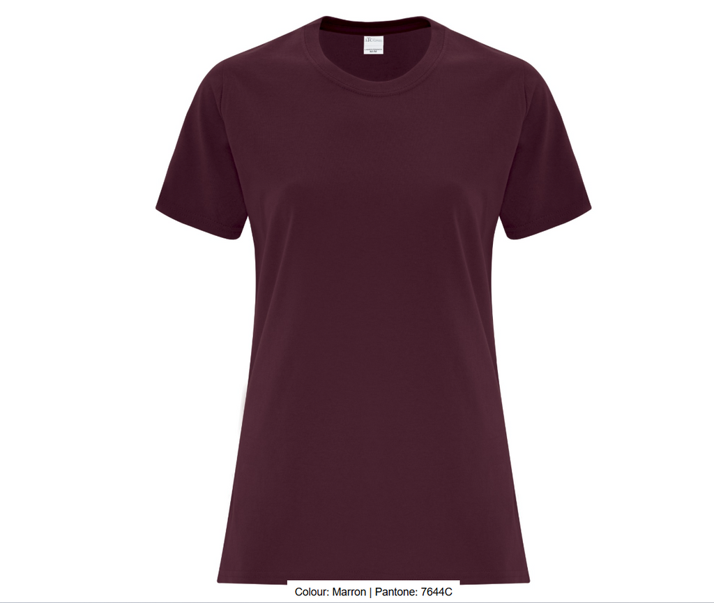 ATCMC T-SHIRT EVERYDAY COTTON POUR FEMMES. ATC1000L