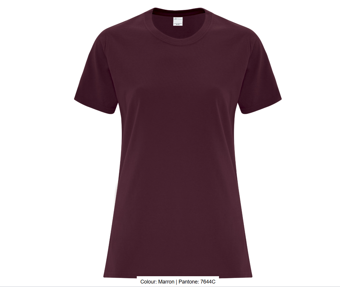 ATCMC T-SHIRT EVERYDAY COTTON POUR FEMMES. ATC1000L