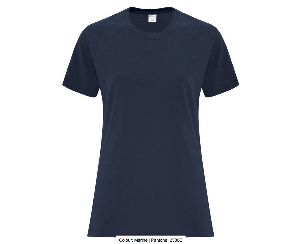 ATCMC T-SHIRT EVERYDAY COTTON POUR FEMMES. ATC1000L