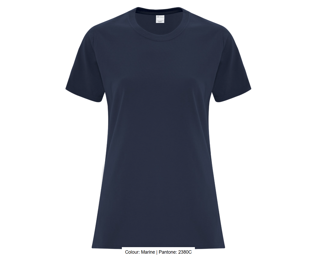ATCMC T-SHIRT EVERYDAY COTTON POUR FEMMES. ATC1000L