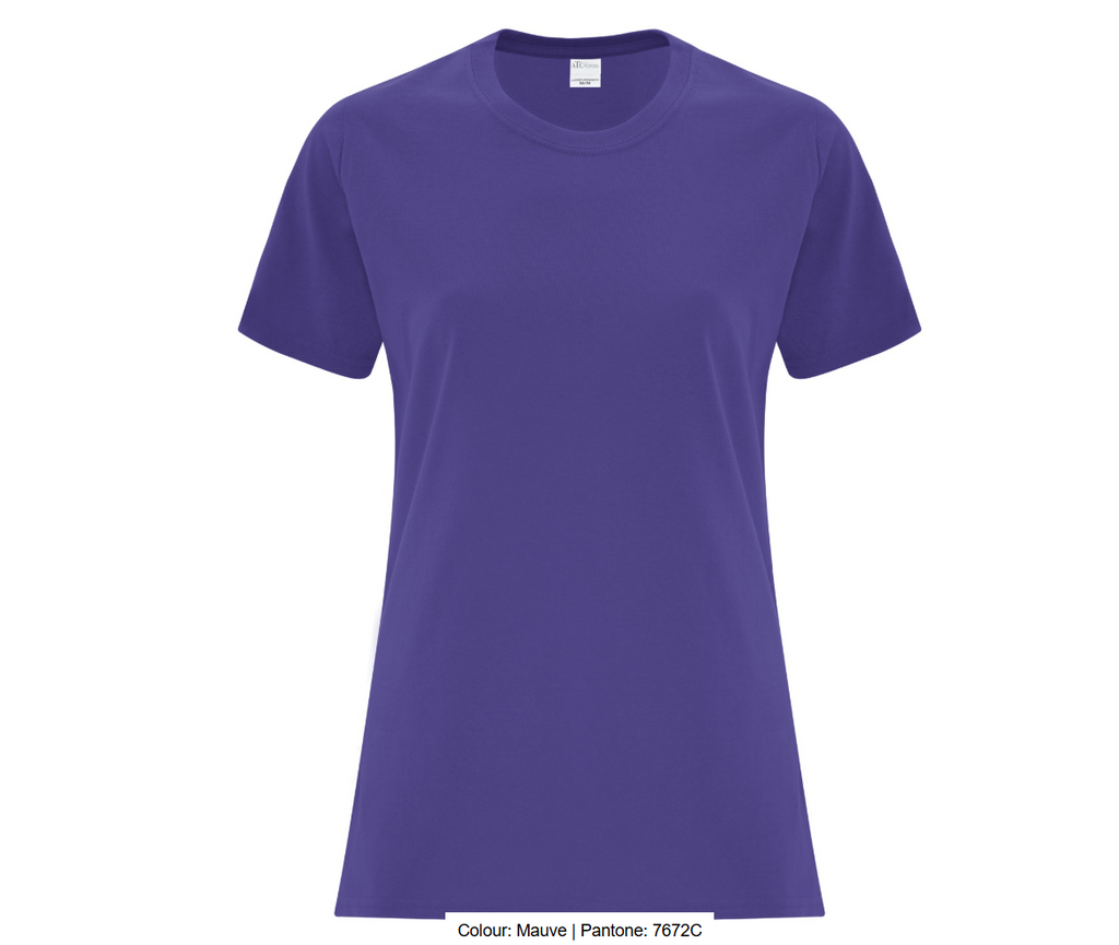 ATCMC T-SHIRT EVERYDAY COTTON POUR FEMMES. ATC1000L