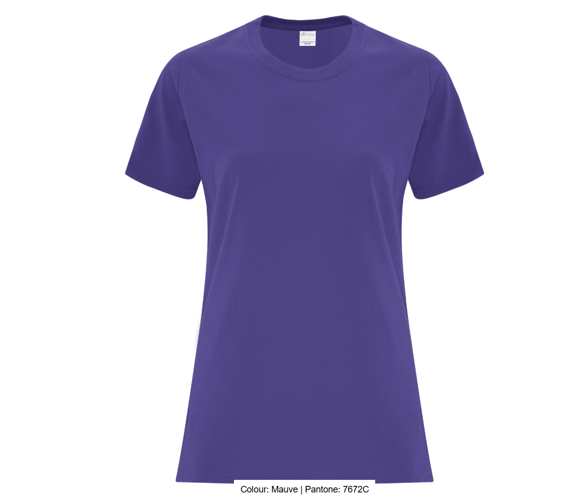 ATCMC T-SHIRT EVERYDAY COTTON POUR FEMMES. ATC1000L