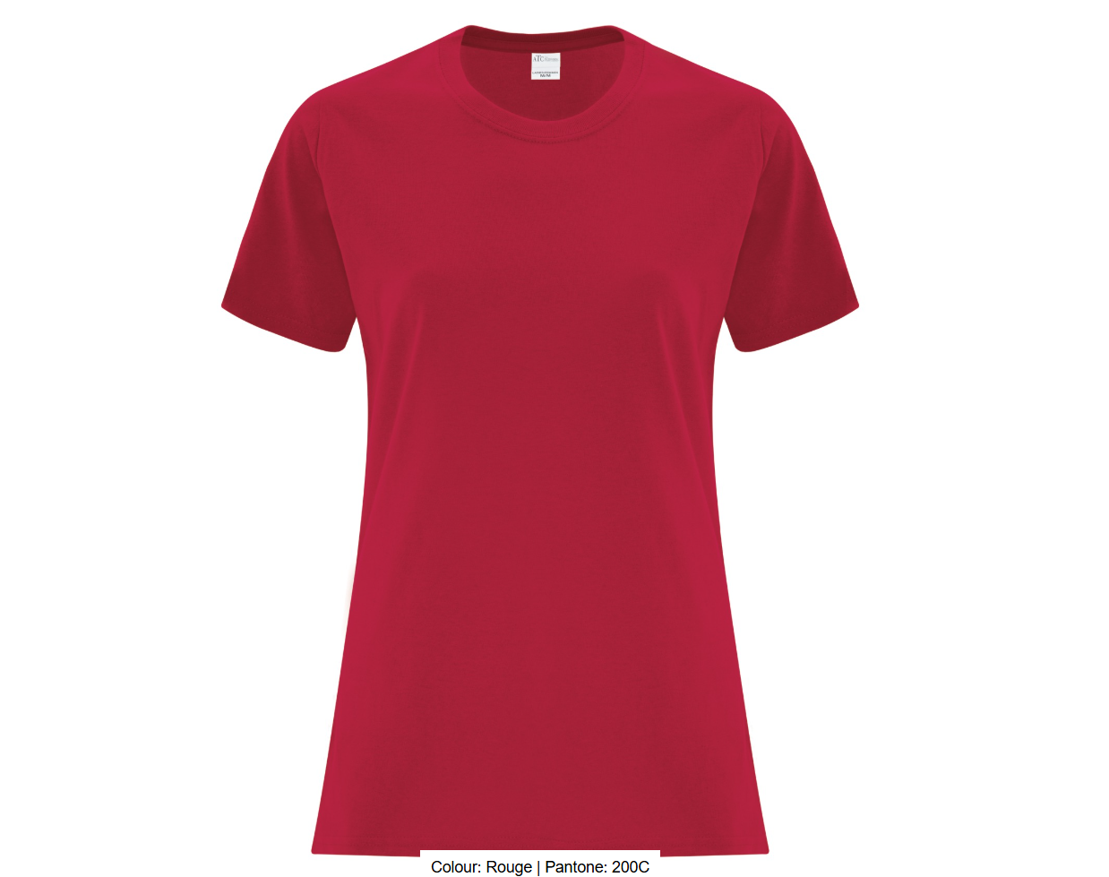 ATCMC T-SHIRT EVERYDAY COTTON POUR FEMMES. ATC1000L