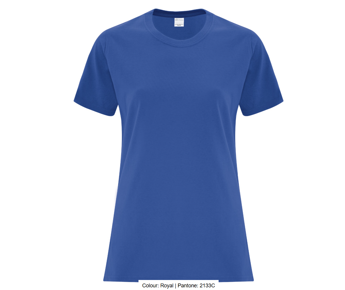 ATCMC T-SHIRT EVERYDAY COTTON POUR FEMMES. ATC1000L