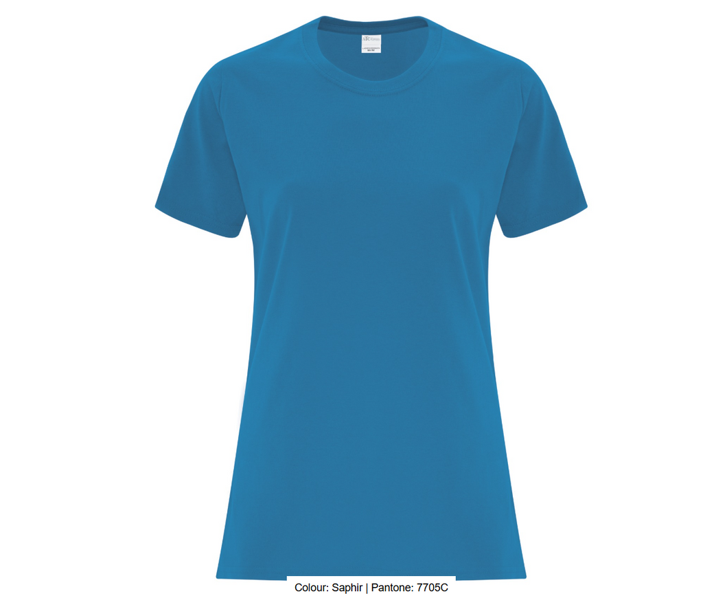 ATCMC T-SHIRT EVERYDAY COTTON POUR FEMMES. ATC1000L