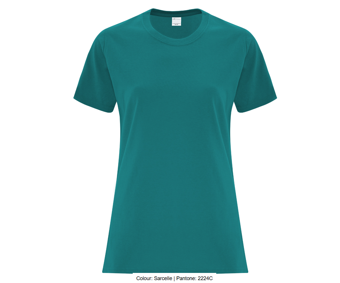 ATCMC T-SHIRT EVERYDAY COTTON POUR FEMMES. ATC1000L