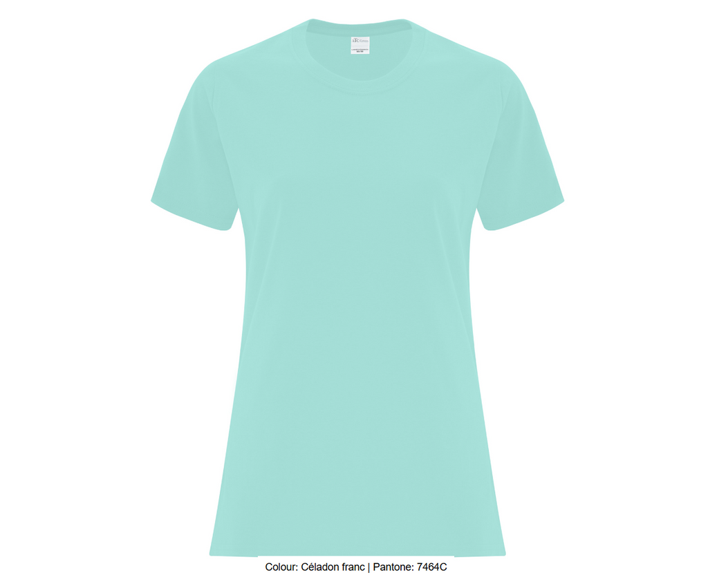 ATCMC T-SHIRT EVERYDAY COTTON POUR FEMMES. ATC1000L