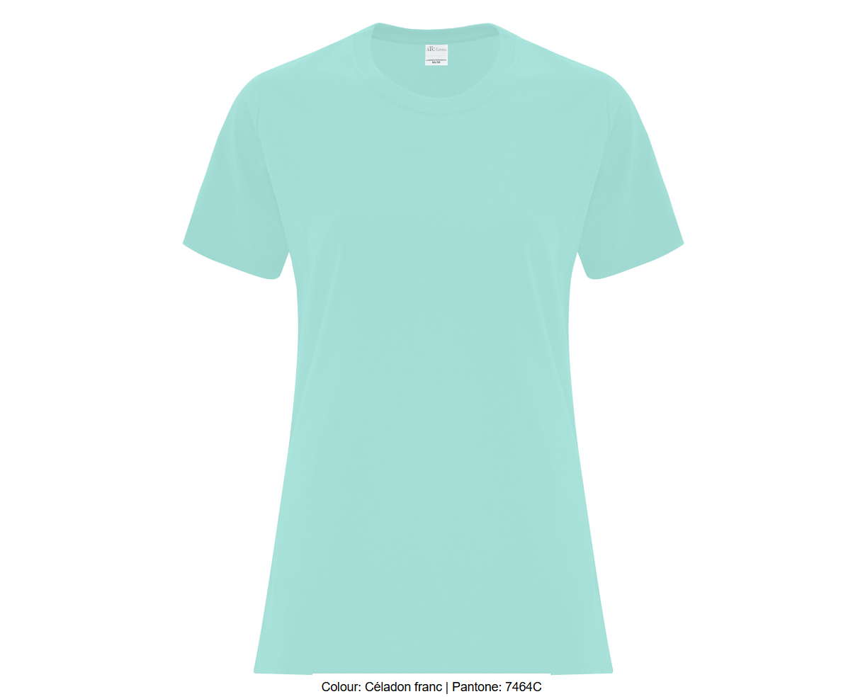ATCMC T-SHIRT EVERYDAY COTTON POUR FEMMES. ATC1000L