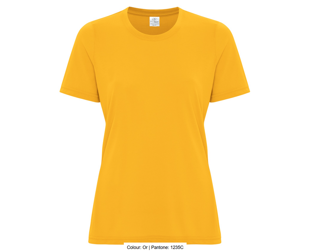 ATCMC T-SHIRT PRO SPUNMD POUR FEMMES. ATC3600L
