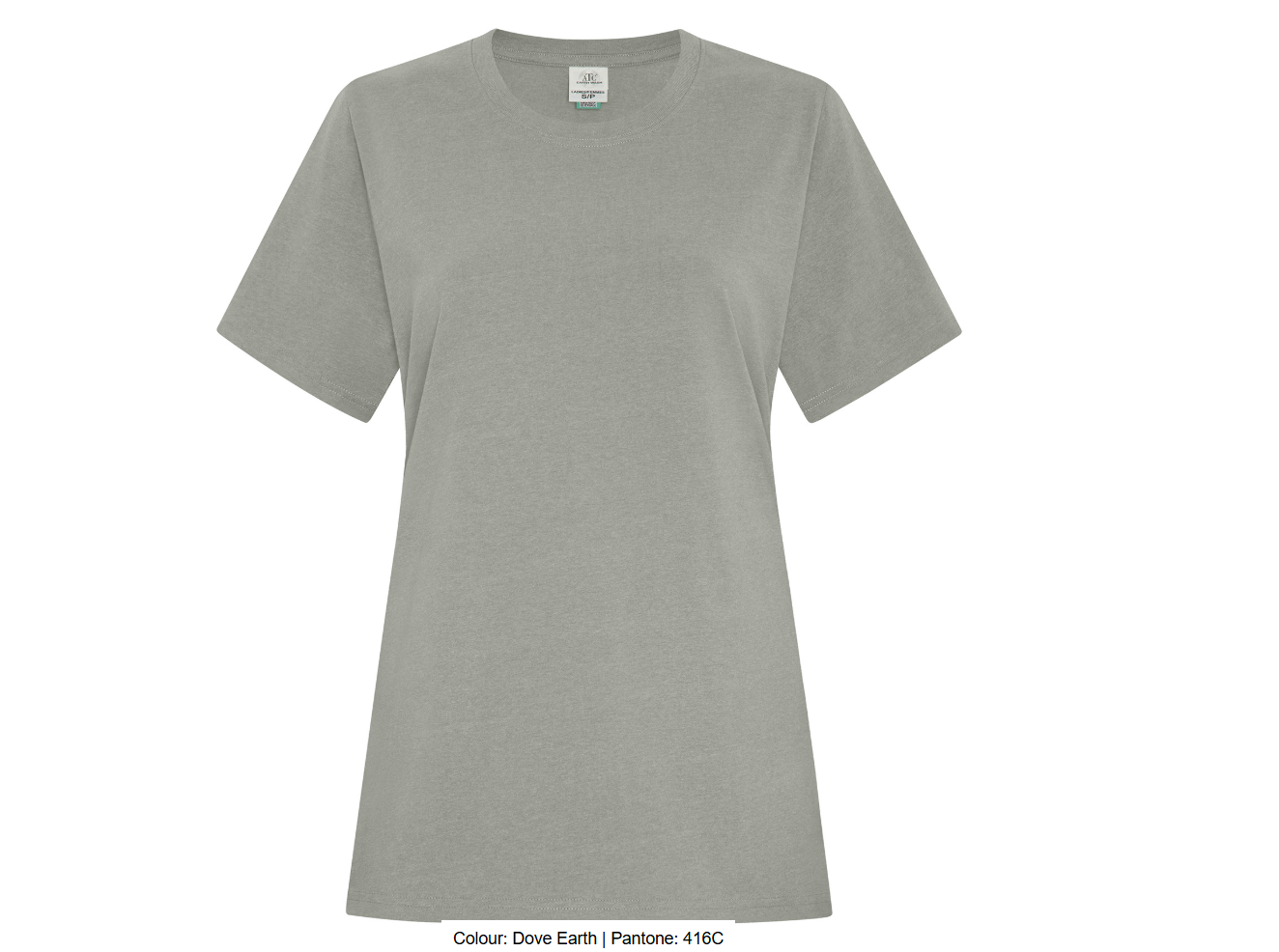 ATCMC EARTH WASHMD T-SHIRT POUR FEMMES. ATC6040L