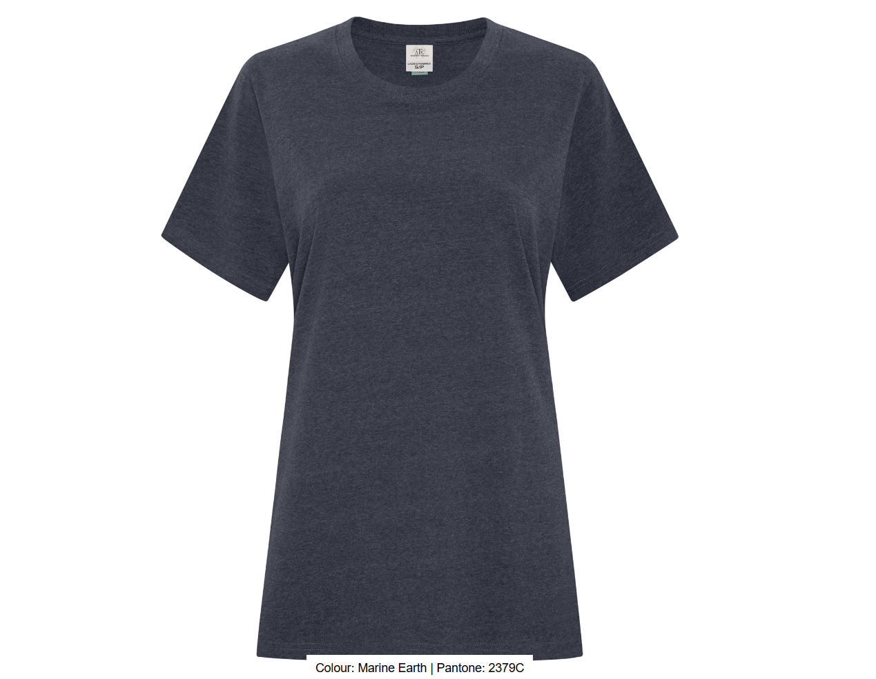 ATCMC EARTH WASHMD T-SHIRT POUR FEMMES. ATC6040L