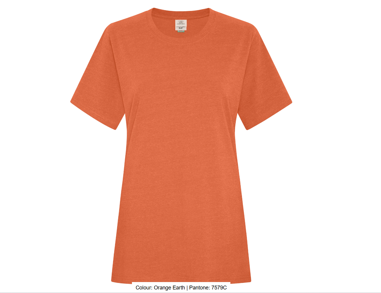 ATCMC EARTH WASHMD T-SHIRT POUR FEMMES. ATC6040L
