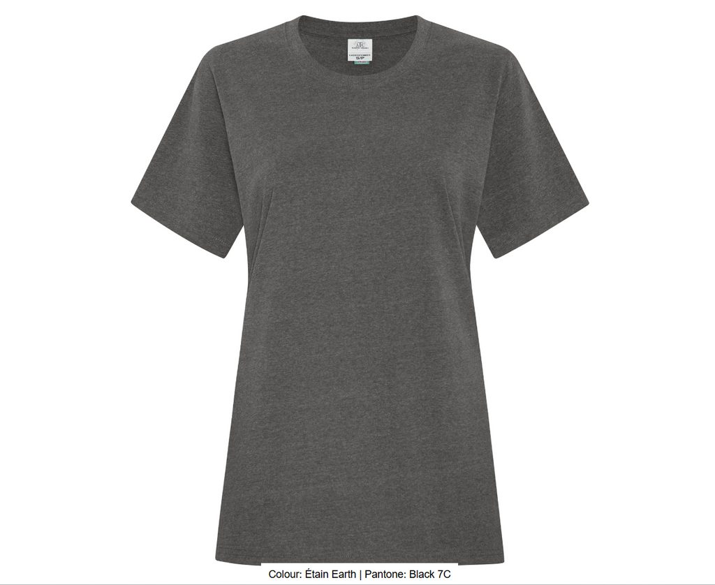 ATCMC EARTH WASHMD T-SHIRT POUR FEMMES. ATC6040L