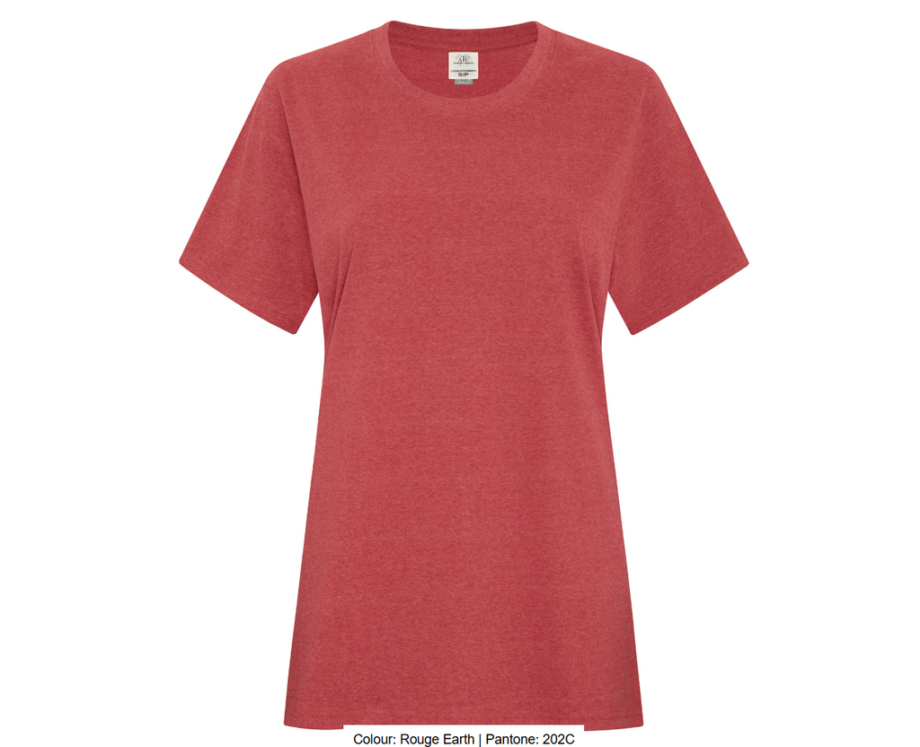 ATCMC EARTH WASHMD T-SHIRT POUR FEMMES. ATC6040L