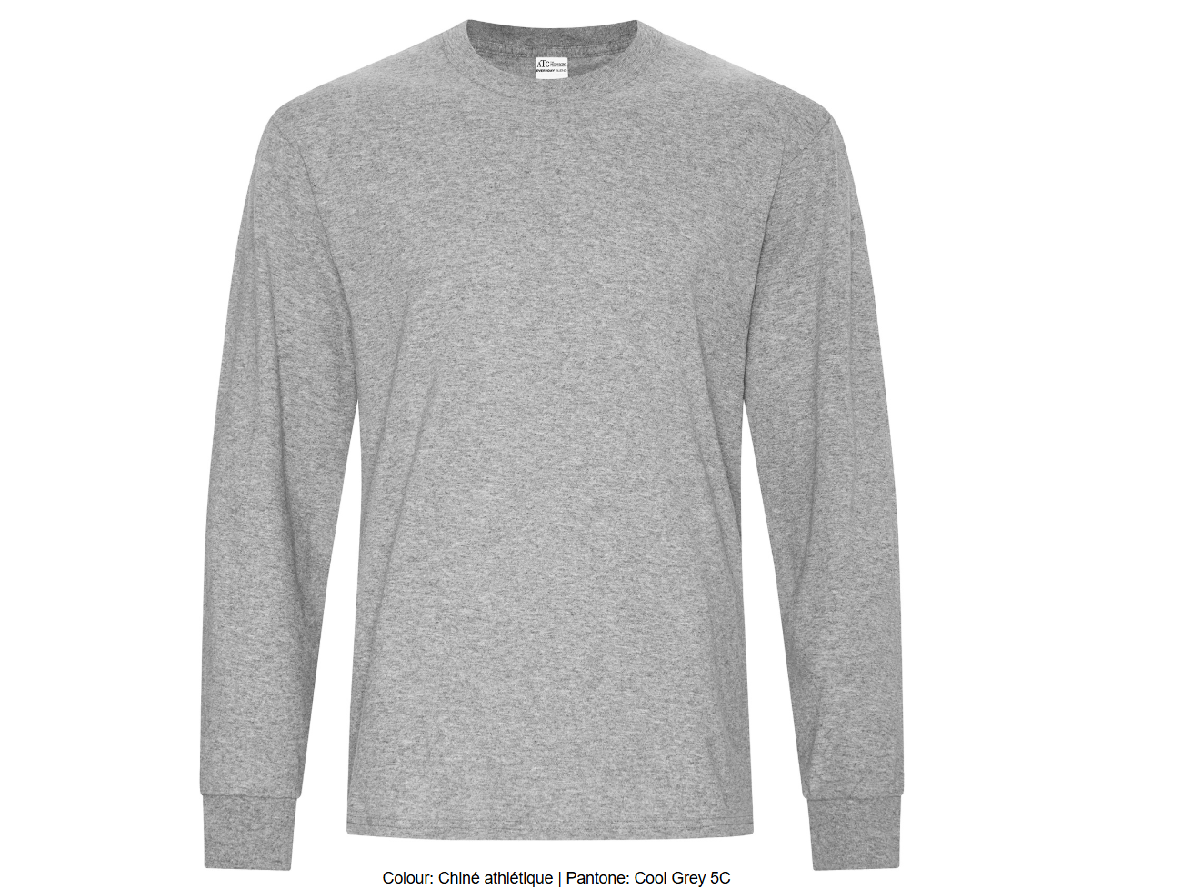 ATCMC T-SHIRT À MANCHES LONGUES EVERYDAY COTTON BLEND. ATC5015