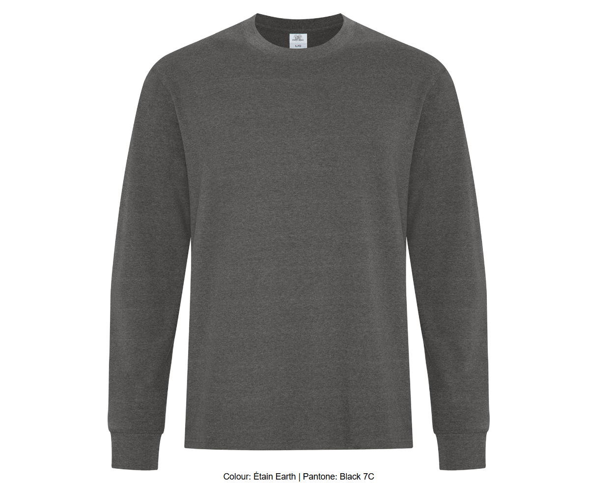 ATCMC EARTH WASHMD T-SHIRT À MANCHES LONGUES. ATC6015
