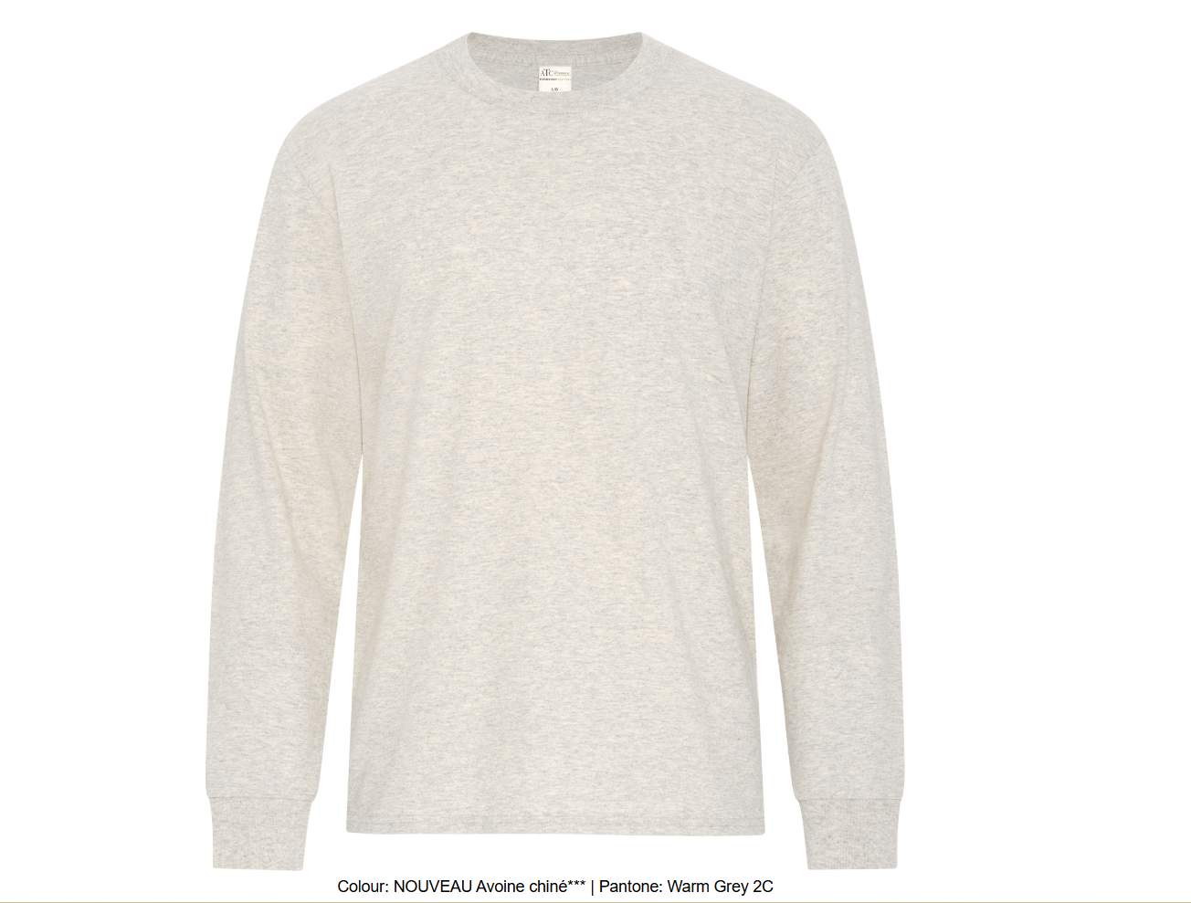ATCMC T-SHIRT À MANCHES LONGUES EVERYDAY COTTON. ATC1015